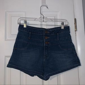 Charlotte Russe Refuge Jean Shorts